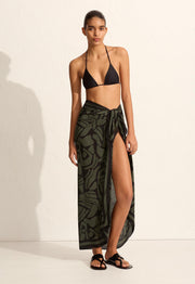 Silk Sarong - Pebble - Matteau